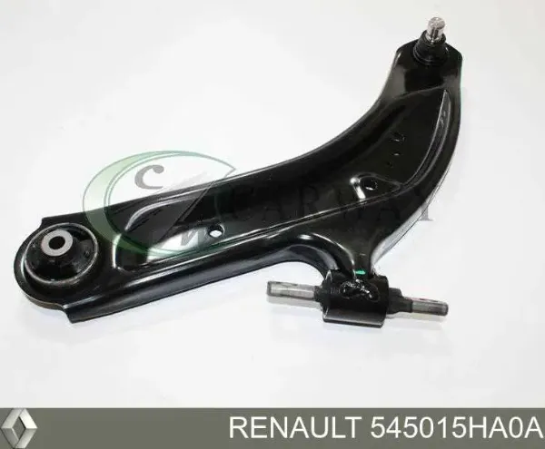 Важіль передньої підвіски нижній, лівий 545015HA0A Renault (RVI)