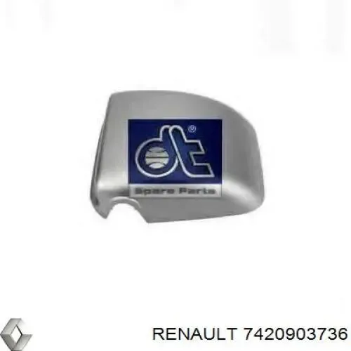 Накладка дзеркала заднього виду, ліва 7420903736 Renault (RVI)