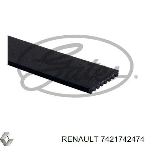 Ремінь генератора 7421742474 Renault (RVI)