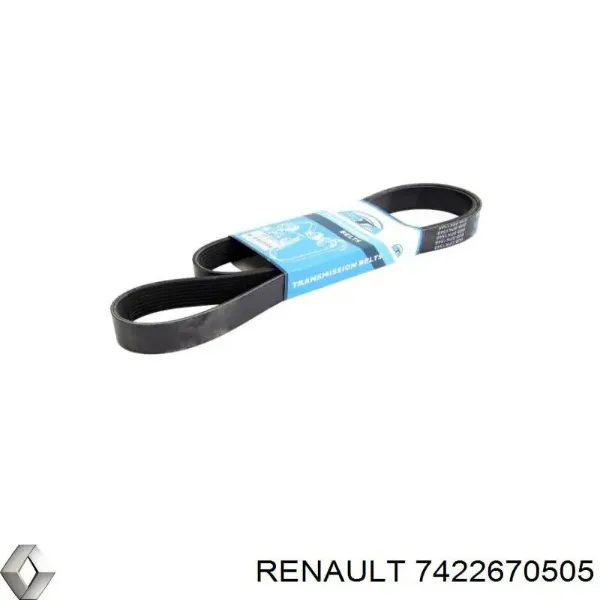 Ремінь генератора 7422670505 Renault (RVI)