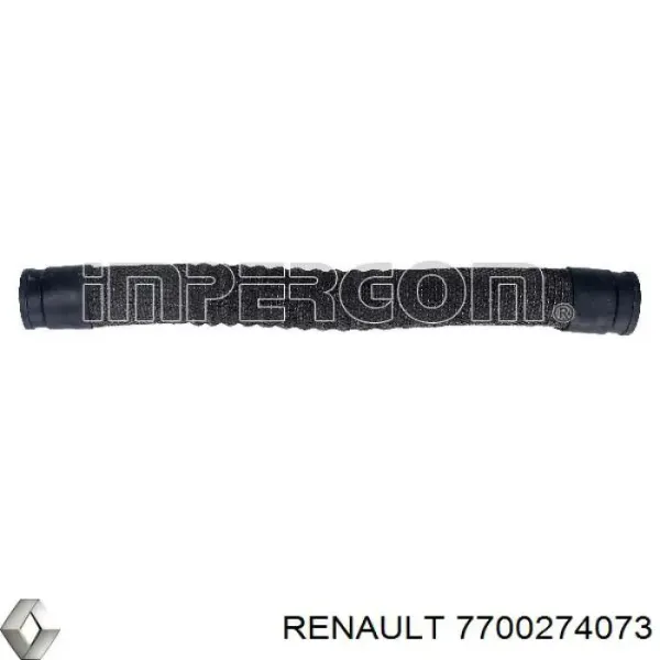 Патрубок повітряний, вхід повітряного фільтра 7700274073 Renault (RVI)