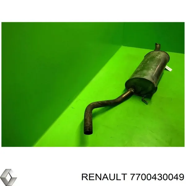 Глушник, задня частина Renault (RVI) 7700430049
