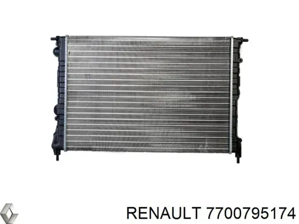 Радіатор 7700795174 Renault (RVI)