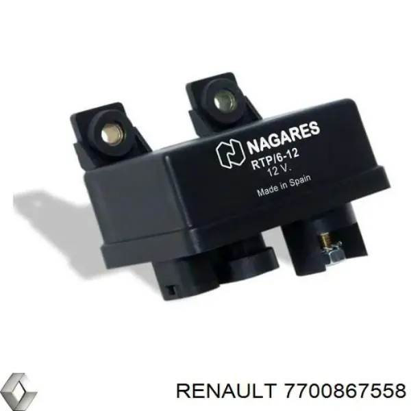 Реле свічок накалу 7700867558 Renault (RVI)