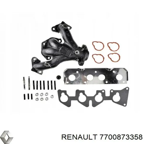 Випускний колектор 7700873358 Renault (RVI)