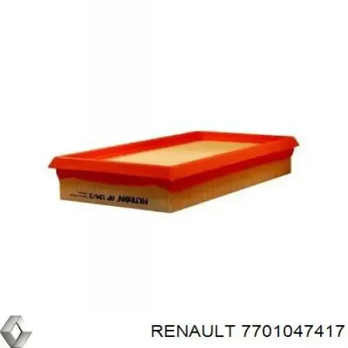 Повітряний фільтр 7701047417 Renault (RVI)