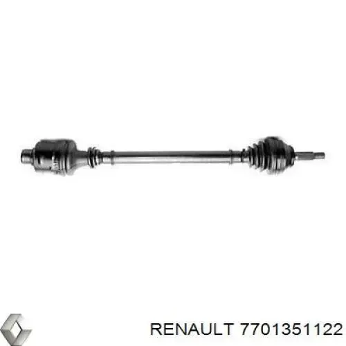 Піввісь (привід) передня 7701351122 Renault (RVI)