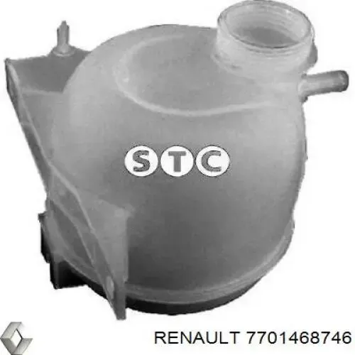 Бачок системи охолодження двигуна розширювальний Renault (RVI) 7701468746 ціна, від