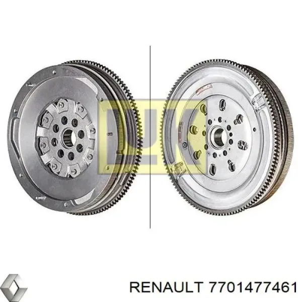 Маховик 7701477461 Renault (RVI)