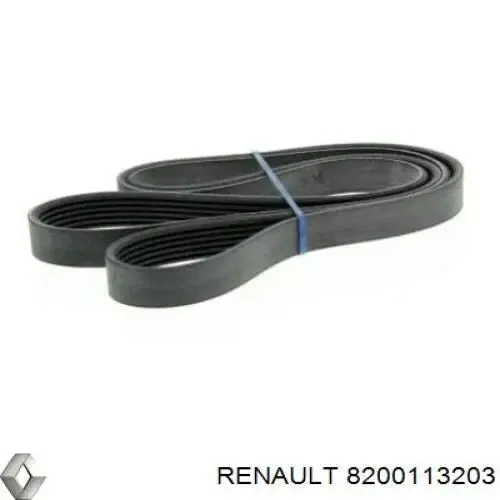 Ремінь генератора 8200113203 Renault (RVI)