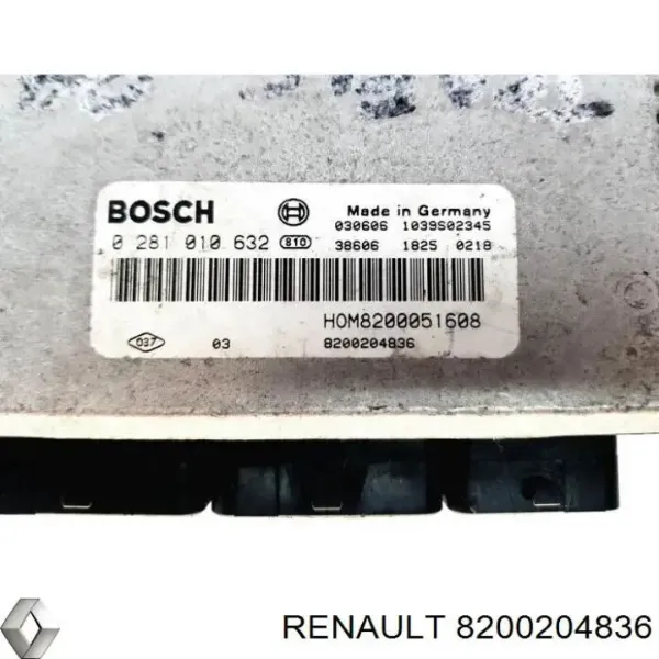 Електронний блок керування двигуном 8200204836 Renault (RVI)
