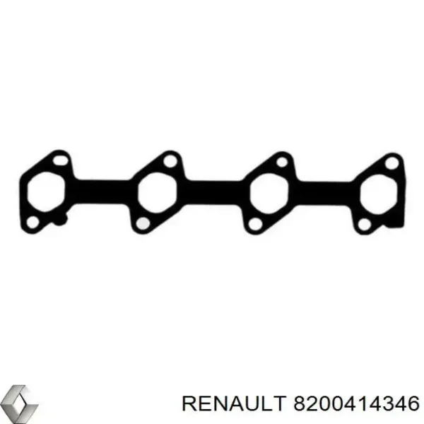  Прокладка колектора Renault Megane 2