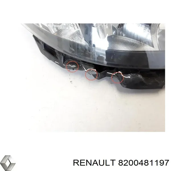 Фара права 603810E Polcar