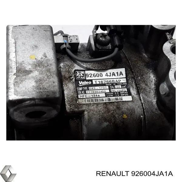 Компресор кондиціонера 926004JA1A Renault (RVI)