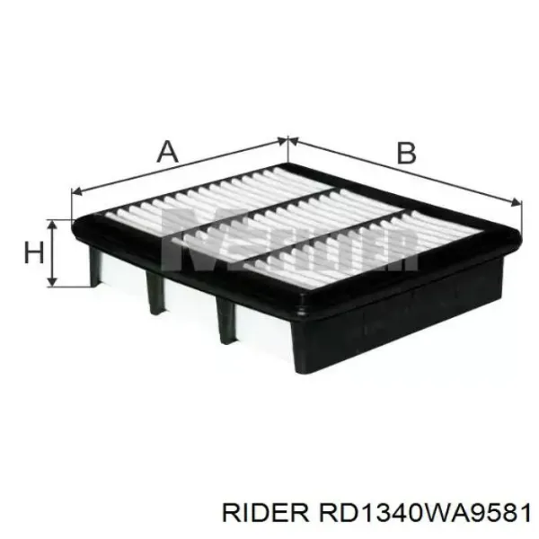 Повітряний фільтр RD1340WA9581 Rider