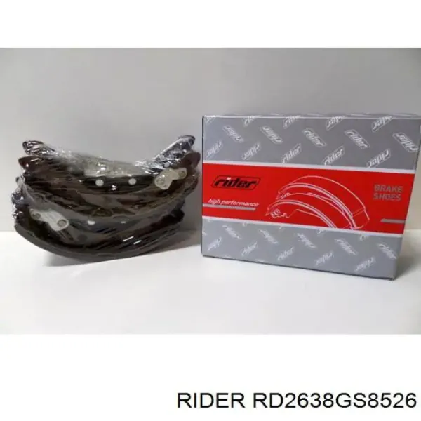 Колодки гальмові задні, барабанні RD2638GS8526 Rider