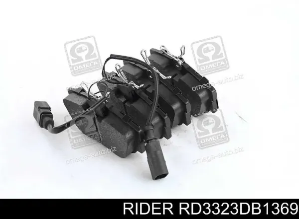 Задні гальмівні колодки RD3323DB1369 Rider