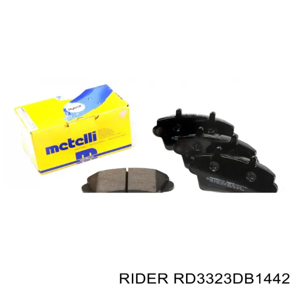 Передні тормозні колодки RD3323DB1442 Rider