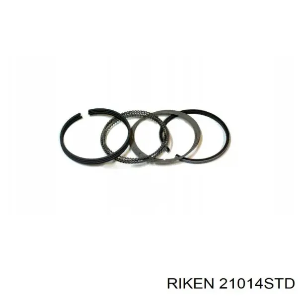 Кільця поршневі на 1 циліндр, STD. 21014STD Riken