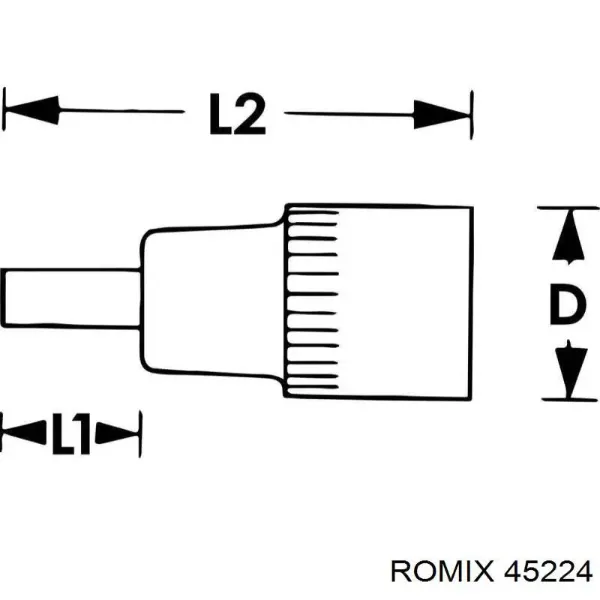 Болт/гайка кріплення 45224 Romix