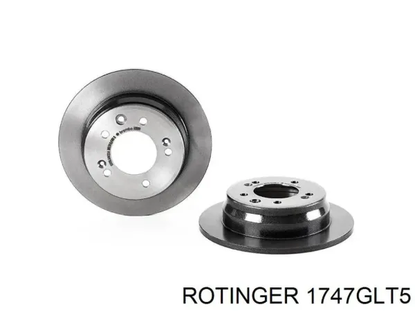 Гальмівні диски 1747GLT5 Rotinger