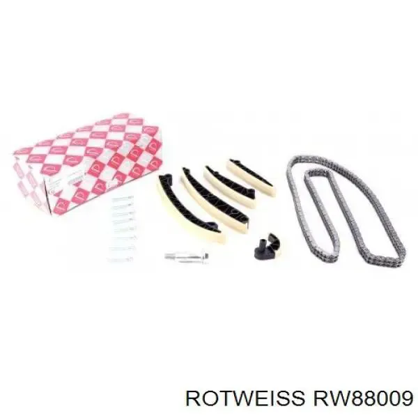 Комплект монтажний бризковиків, передніх RW88009 Rotweiss