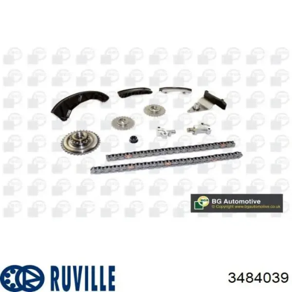 Черевик натягувача ланцюга ПНВТ 3484039 Ruville