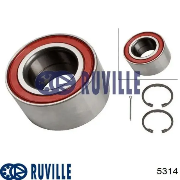 Підшипник ступиці 5314 Ruville