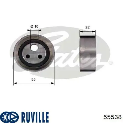Ролик натягувача ременя ГРМ 55538 Ruville
