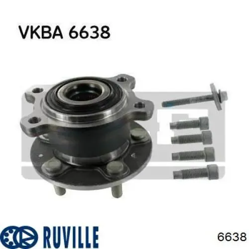 Підшипник ступиці 6638 Ruville
