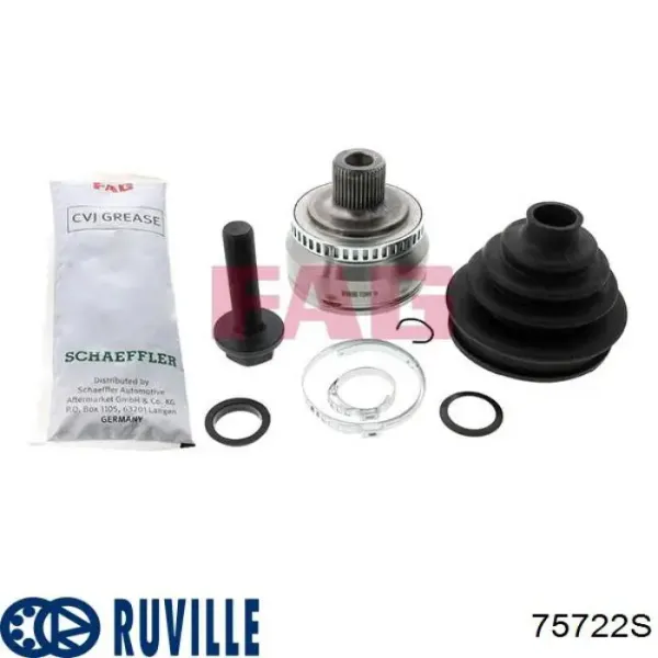 ШРУС зовнішній передній 75722S Ruville