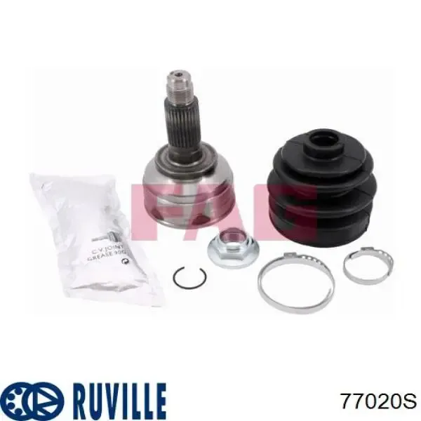 ШРУС зовнішній передній 77020S Ruville