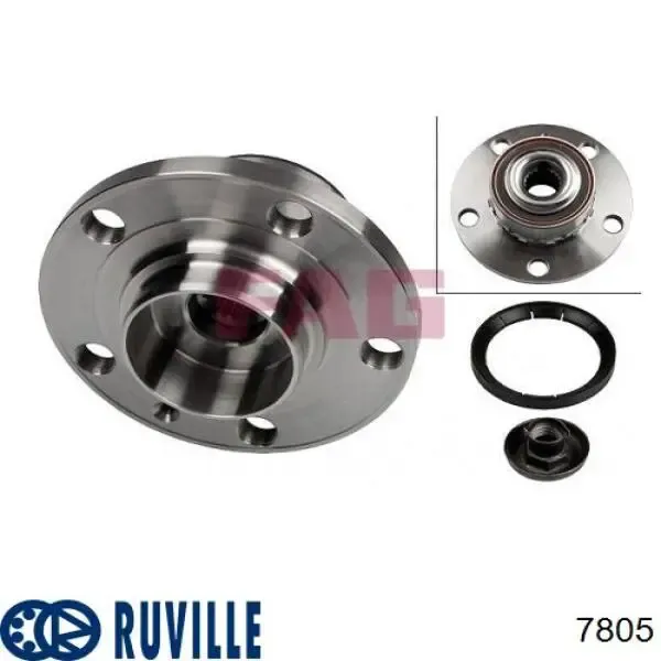 Передня маточина 7805 Ruville