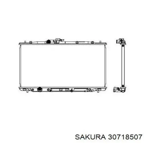 Радіатор 30718507 Sakura