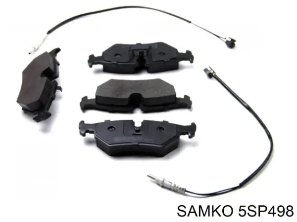 Передні тормозні колодки 5SP498 Samko