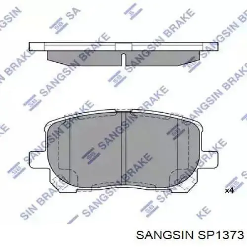 Передні тормозні колодки SP1373 Sangsin