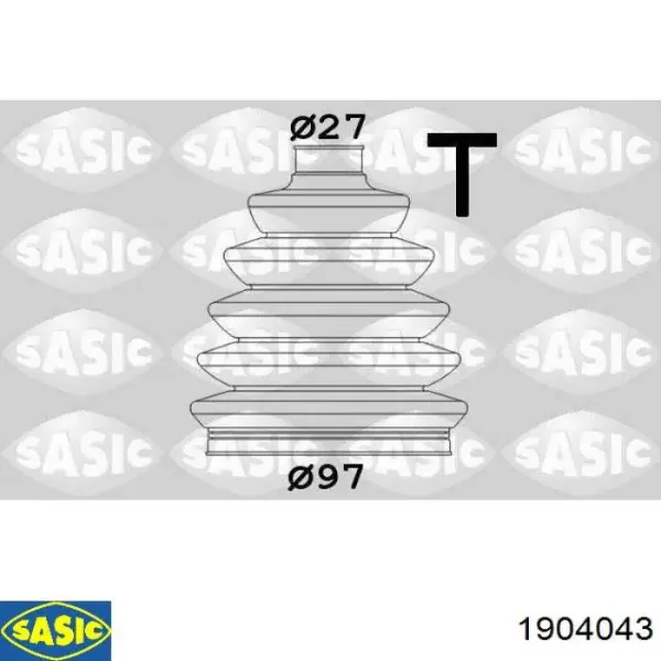 Пильник ШРУСа зовнішній 0025594 GKN-Spidan