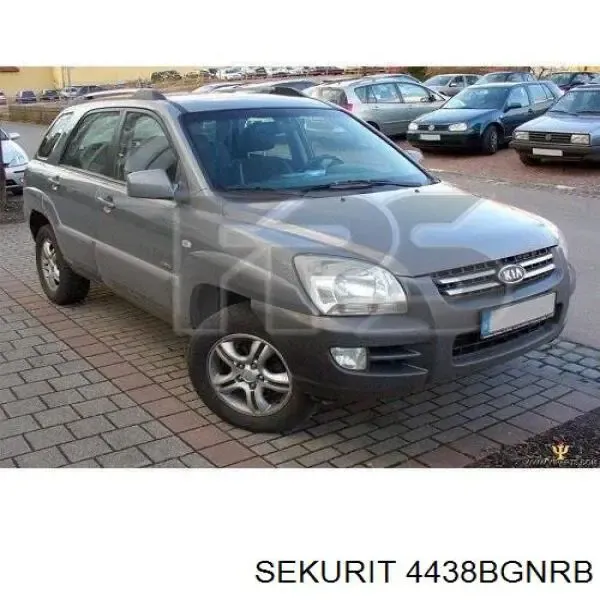 Скло заднє, 3/5-й двері (ляди) GS4024D21 XYG