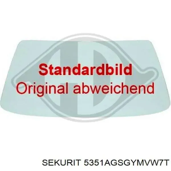 Лобове скло 5351AGSGYMVW7T Sekurit