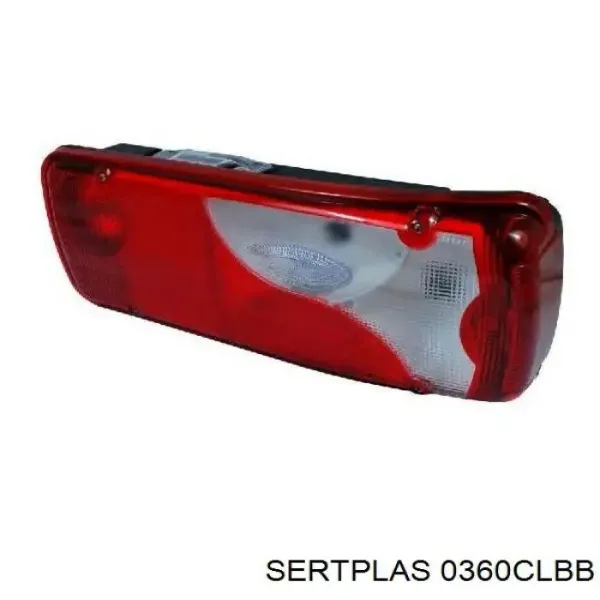 Скло заднього ліхтаря, лівого 0360CLBB Sertplas