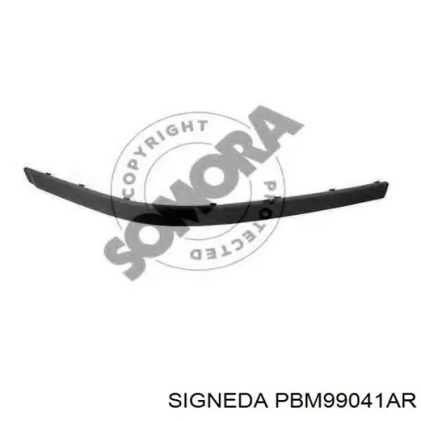 Молдинг переднього бампера, правий PBM99041AR Signeda
