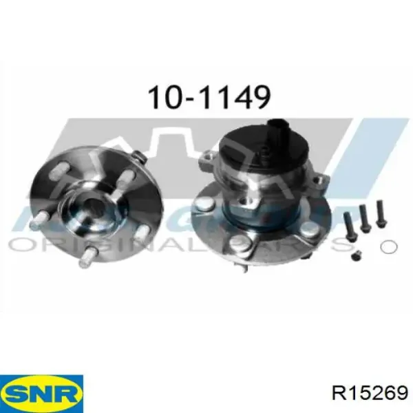 Купити R15269 SNR Підшипник ступиці колеса