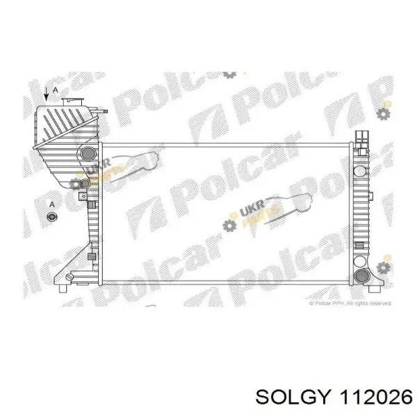 Радіатор 112026 Solgy