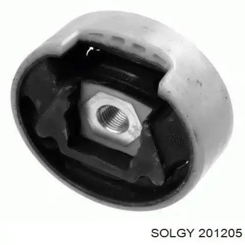 Подушка (опора) двигуна нижня (сайлентблок) 201205 Solgy