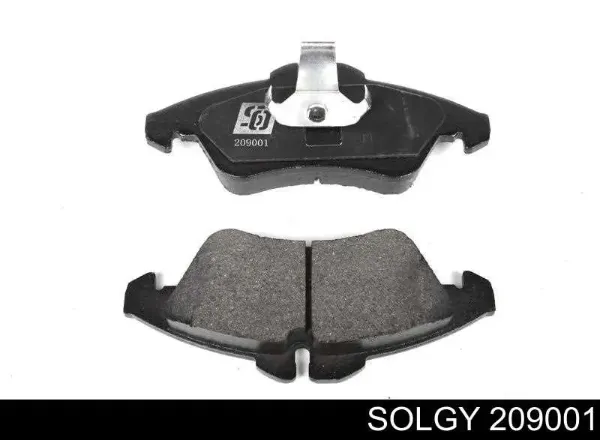 Передні тормозні колодки 209001 Solgy