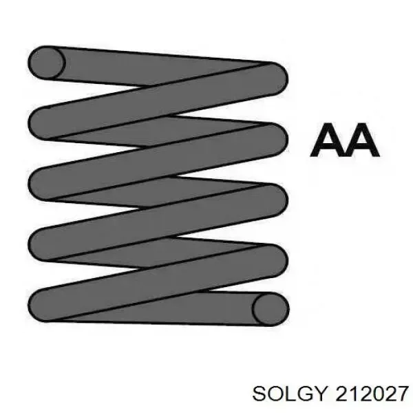 Пружина передня 212027 Solgy