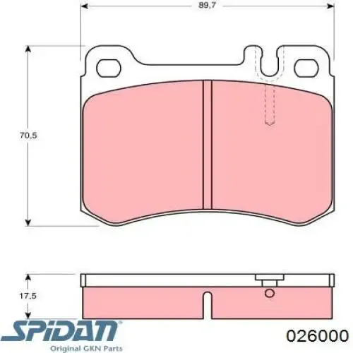 Пильник ШРУСа зовнішній 026000 GKN-Spidan