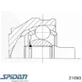 ШРУС зовнішній передній PEUGEOT 95643689