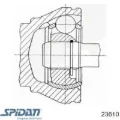 ШРУС зовнішній передній Ford Escort GAL, AAL, ABL
