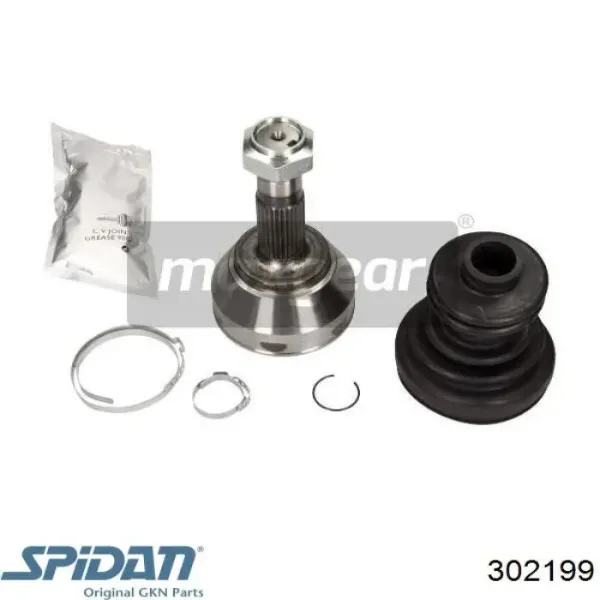 ШРУС зовнішній передній 302199 GKN-Spidan